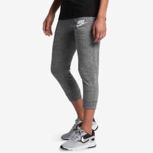 Nike Vintage Light Grey Capri Joggers